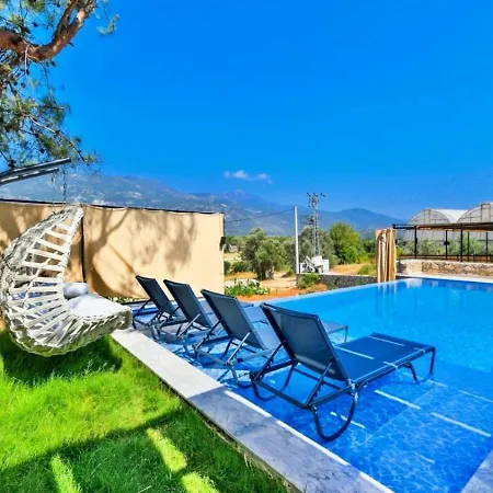 Seydikemer 2 Bedroom Secluded With Private Pool Hot Tub Villa *