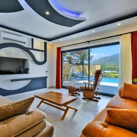 Seydikemer 2 Bedroom Secluded With Private Pool Hot Tub *