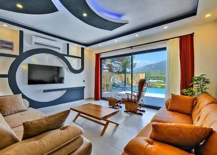Seydikemer 2 Bedroom Secluded With Private Pool Hot Tub *